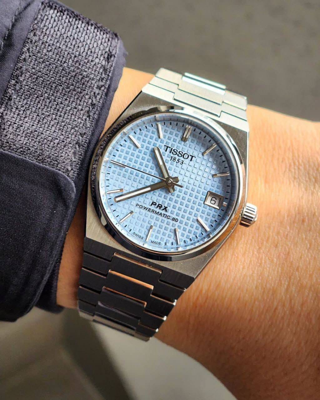 Tissot PRX Powermatic 80 - Ice Blue dial